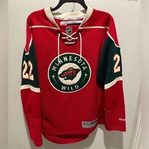 Minnesota Wild Reebok Hockey Jersey Cal Cutterbuck Size Smallll